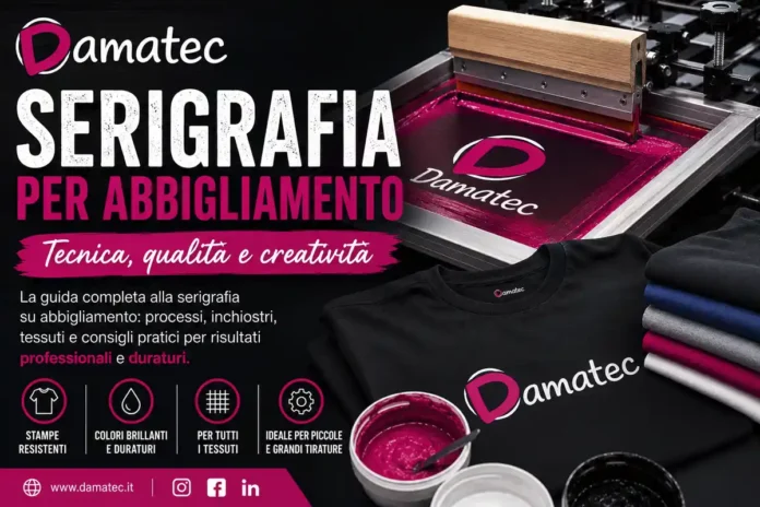 serigrafia su abbigliamento